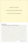 Cover: Aus der Akasha-Forschung - Rudolf Steiner Verlag