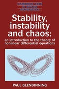 Cover: Stability, Instability and Chaos - Cambridge University Press