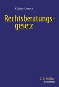 Cover: Rechtsberatungsgesetz - C.F. M&uuml;ller