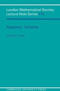 Cover: Algebraic Varieties - Cambridge University Press