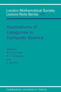 Enlarge image Cover: Applications of Categories in Computer Science - Cambridge University Press