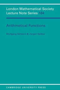 Abbildung von: Arithmetical Functions - Cambridge University Press