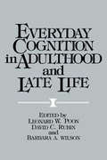 Cover: Everyday Cognition in Adulthood and Late Life - Cambridge University Press