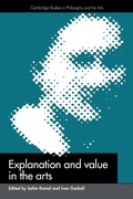 Cover: Explanation and Value in the Arts - Cambridge University Press