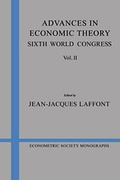 Cover: Advances in Economic Theory: Volume 2 - Cambridge University Press