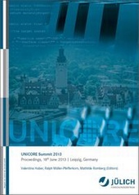 Enlarge image Cover: UNICORE Summit 2013 - Verlag des Forschungszentrums Jülich