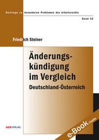 Abbildung von: Änderungskündigung im Vergleich - ÖGB Verlag
