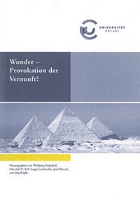Abbildung von: Wunder - Provokation der Vernunft? - Bauhaus-Universitätsverlag Weimar