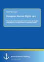 Cover: European Human Rights Law - Anchor Academic Publishing