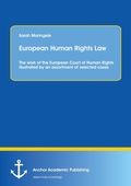 Cover: European Human Rights Law - Anchor Academic Publishing