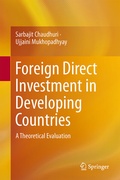 Bild: Foreign Direct Investment in Developing Countries - Springer