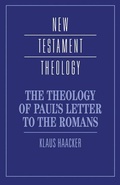 Cover: The Theology of Paul's Letter to the Romans - Cambridge University Press