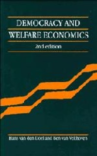 Abbildung von: Democracy and Welfare Economics - Cambridge University Press