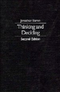 Enlarge image Cover: Thinking and Deciding - Cambridge University Press