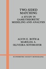 Cover: Two-Sided Matching - Cambridge University Press