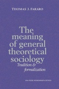 Cover: The Meaning of General Theoretical Sociology - Cambridge University Press