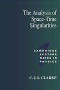 Cover: The Analysis of Space-Time Singularities - Cambridge University Press