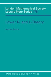 Abbildung von: Lower K- and L-theory - Cambridge University Press