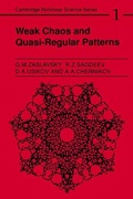 Cover: Weak Chaos and Quasi-Regular Patterns - Cambridge University Press