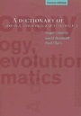 Cover: A Dictionary of Ecology, Evolution and Systematics - Cambridge University Press