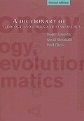 Cover: A Dictionary of Ecology, Evolution and Systematics - Cambridge University Press