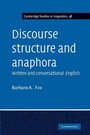 Cover: Discourse Structure and Anaphora - Cambridge University Press
