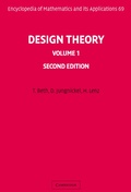 Cover: Design Theory: Volume 1 - Cambridge University Press