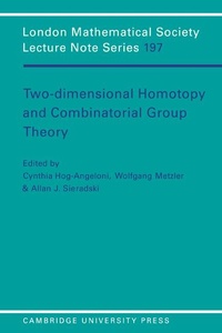 Abbildung von: Two-Dimensional Homotopy and Combinatorial Group Theory - Cambridge University Press