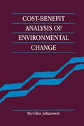 Cover: Cost-Benefit Analysis of Environmental Change - Cambridge University Press
