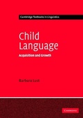 Cover: Child Language - Cambridge University Press