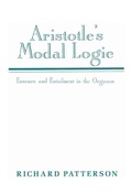 Cover: Aristotle's Modal Logic - Cambridge University Press