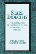 Cover: Stare Indecisis - Cambridge University Press