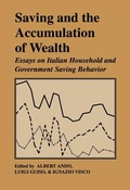 Cover: Saving and the Accumulation of Wealth - Cambridge University Press