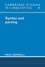 Cover: Syntax and Parsing - Cambridge University Press