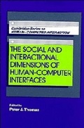 Cover: The Social and Interactional Dimensions of Human-Computer Interfaces - Cambridge University Press