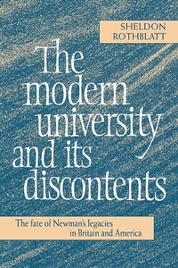 Enlarge image Cover: The Modern University and its Discontents - Cambridge University Press
