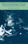 Cover: History and Ideology in Proust - Cambridge University Press