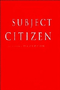 Enlarge image Cover: From Subject to Citizen - Cambridge University Press
