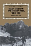 Cover: Indian Merchants and Eurasian Trade, 1600-1750 - Cambridge University Press