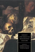 Cover: Subject and Object in Renaissance Culture - Cambridge University Press