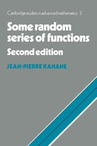 Enlarge image Cover: Some Random Series of Functions - Cambridge University Press