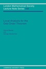 Cover: Local Analysis for the Odd Order Theorem - Cambridge University Press