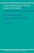 Cover: Complexity: Knots, Colourings and Countings - Cambridge University Press