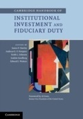 Cover: Cambridge Handbook of Institutional Investment and Fiduciary Duty - Cambridge University Press