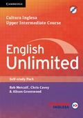Cover: English Unlimited Upper Intermediate Self-study Pack (Workbook and DVD-ROM) Cultura Inglesa Rio Edition - Cambridge / Cultura Inglesa