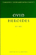 Cover: Ovid: Heroides XVI-XXI - Cambridge University Press
