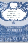 Cover: Literature and Culture in Early Modern London - Cambridge University Press