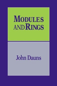 Enlarge image Cover: Modules and Rings - Cambridge University Press