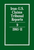 Abbildung von: Iran-U.S. Claims Tribunal Reports: Volume 9 - Cambridge University Press