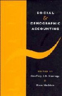 Enlarge image Cover: Social and Demographic Accounting - Cambridge University Press
